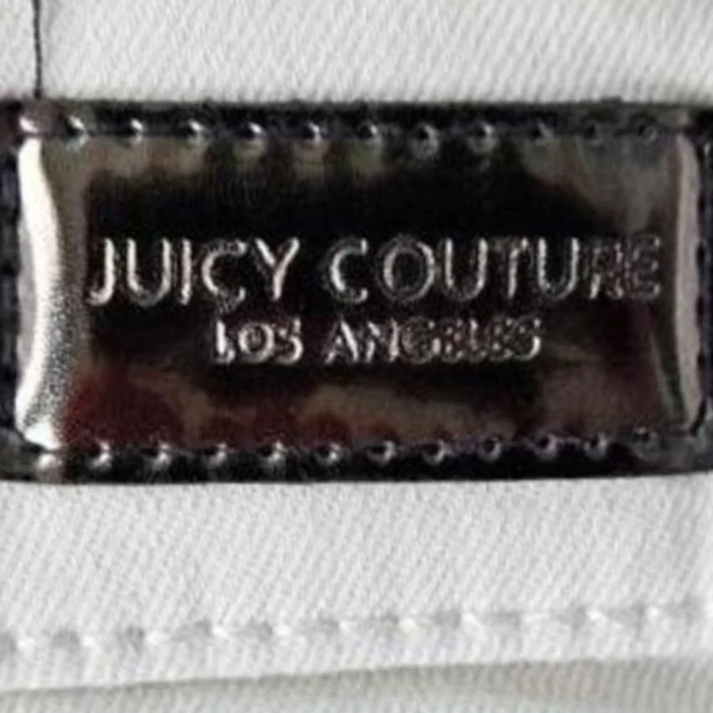 Juicy Couture Womens White Cuffed Denim Shorts‎ Size 16 Stretch Cotton Summer